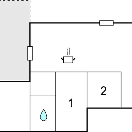 2 Bedroom Stunning In Romo Prázdninový dům *